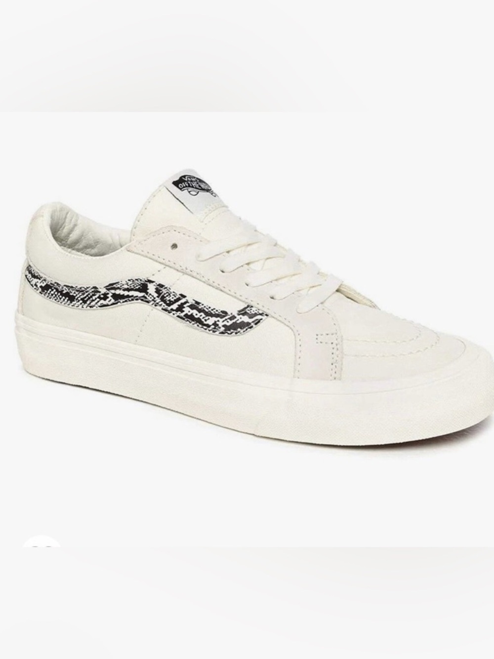 Vans Snake Sk8 Low Reissue SF 500714 White Casual Shoes Sneakers Womens 5